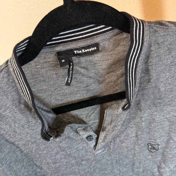 The Kooples Charcoal Polo Shirt - Picture 3 of 6